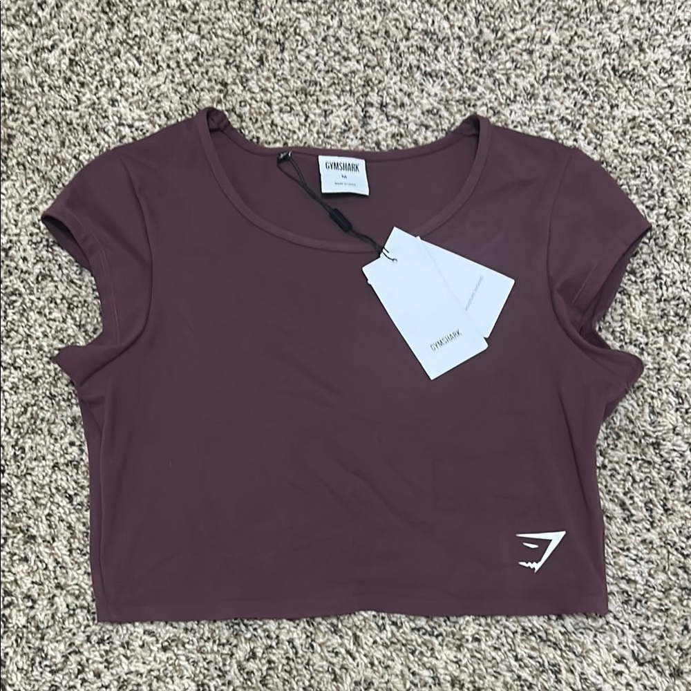 Gymshark Women's Purple Crop Top